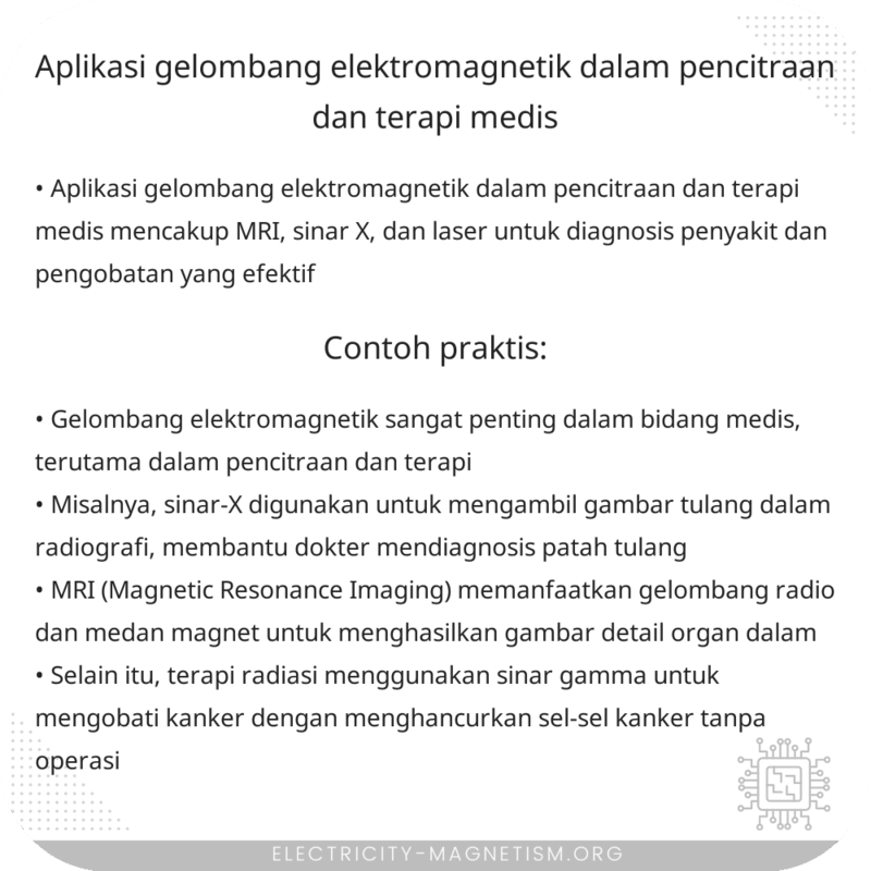Aplikasi Gelombang Elektromagnetik dalam Pencitraan dan Terapi Medis