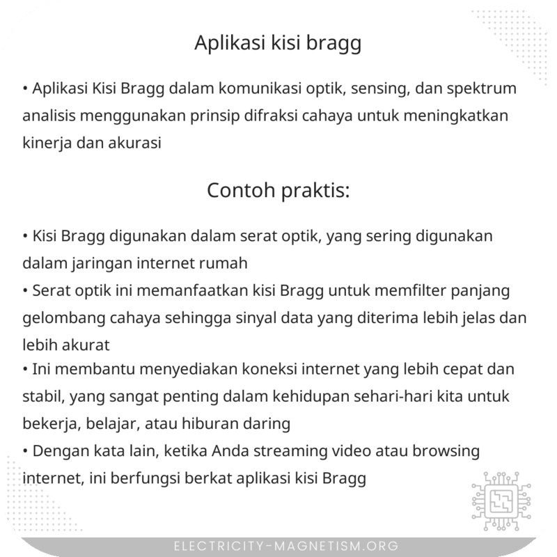 Aplikasi Kisi Bragg