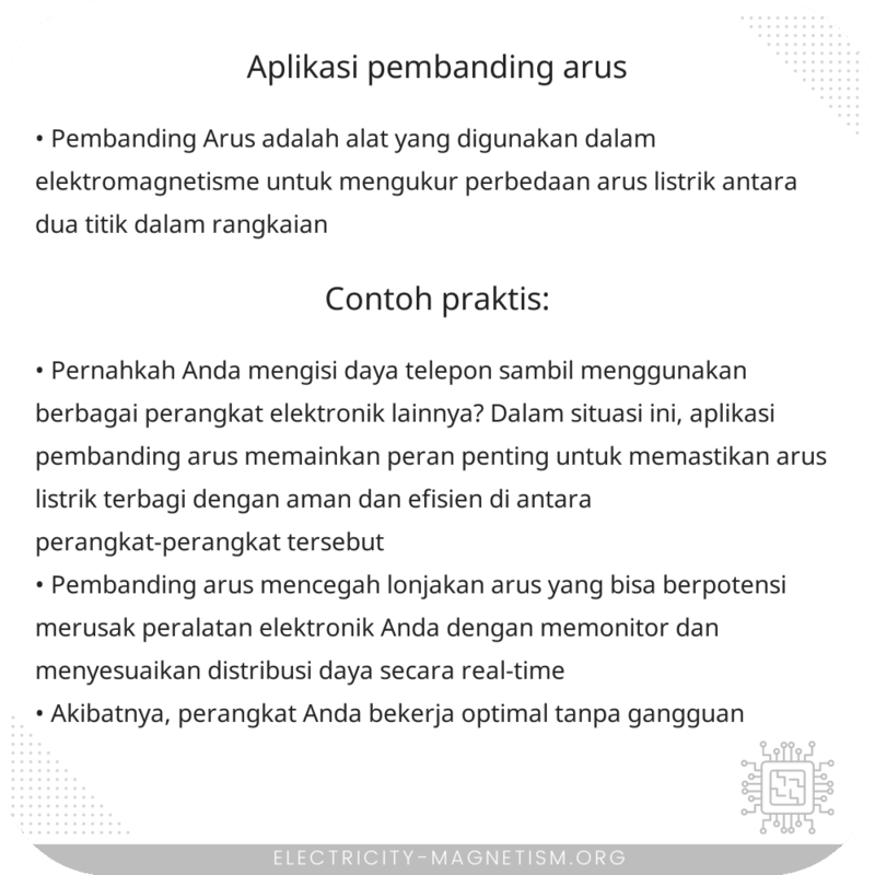 Aplikasi Pembanding Arus