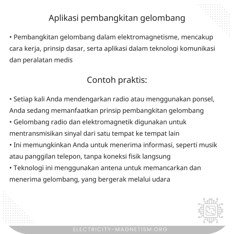 Aplikasi Pembangkitan Gelombang