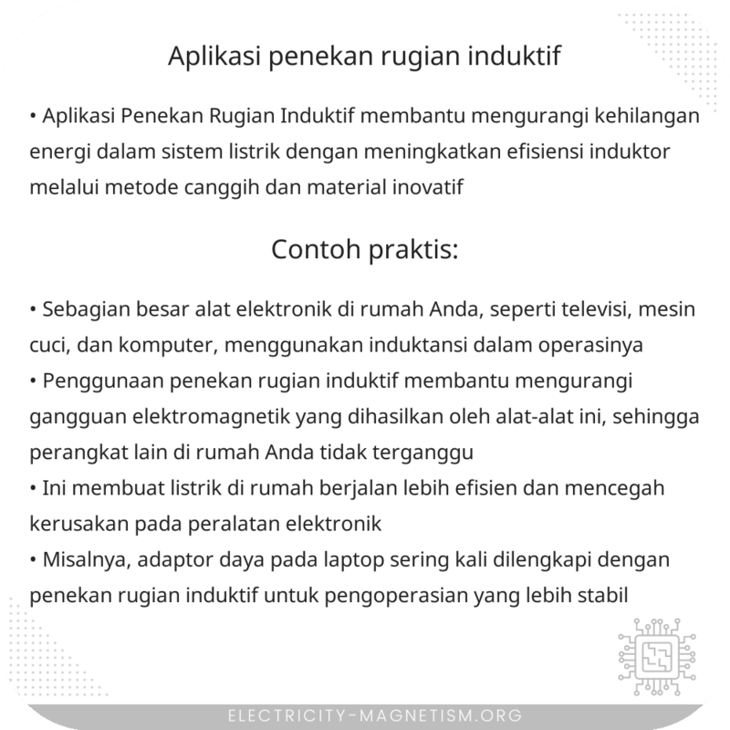 Aplikasi Penekan Rugian Induktif