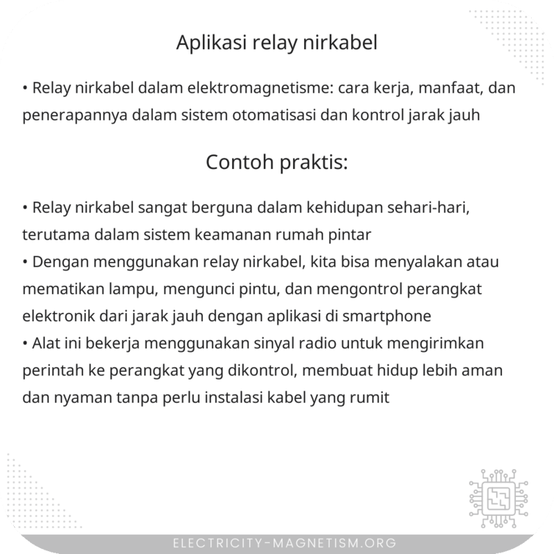 Aplikasi Relay Nirkabel