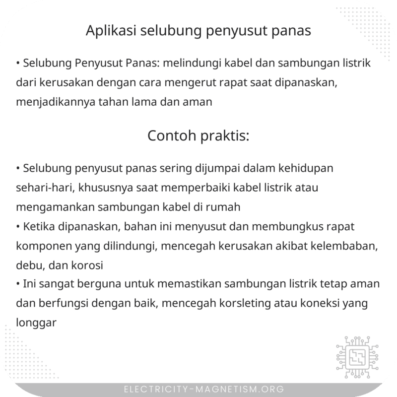 Aplikasi Selubung Penyusut Panas