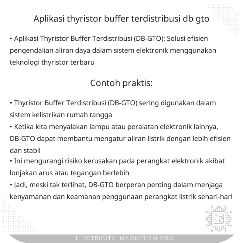 Aplikasi Thyristor Buffer Terdistribusi (DB-GTO)