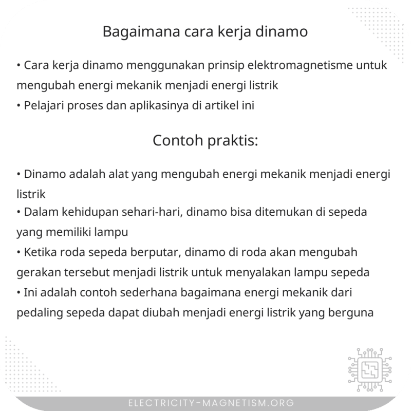 Bagaimana Cara Kerja Dinamo?