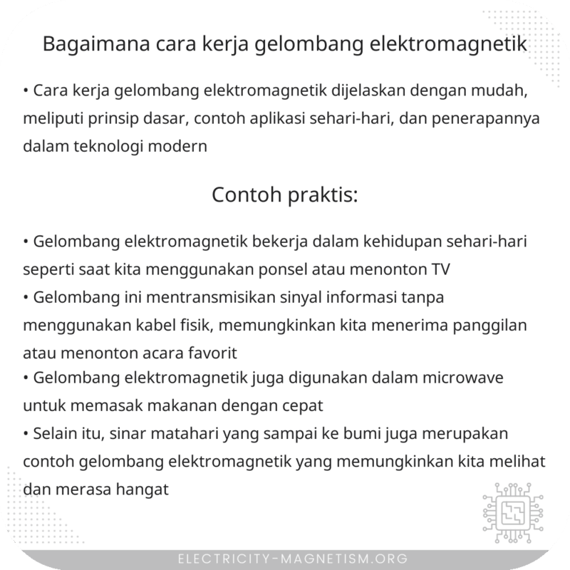 Bagaimana Cara Kerja Gelombang Elektromagnetik?