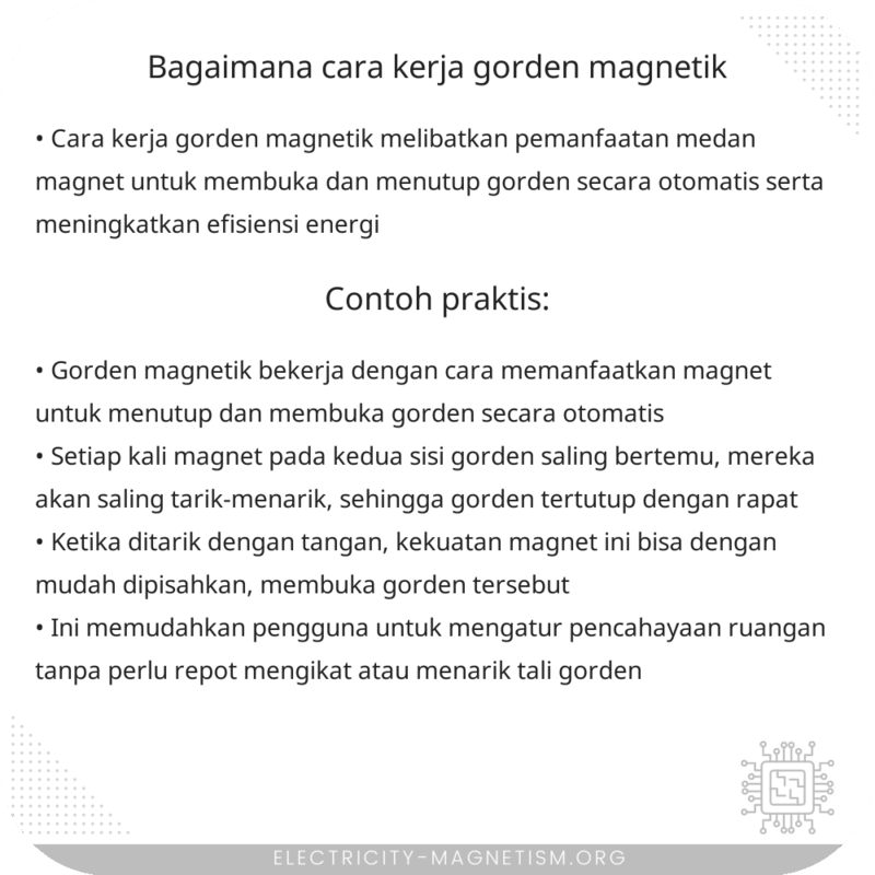 Bagaimana Cara Kerja Gorden Magnetik?
