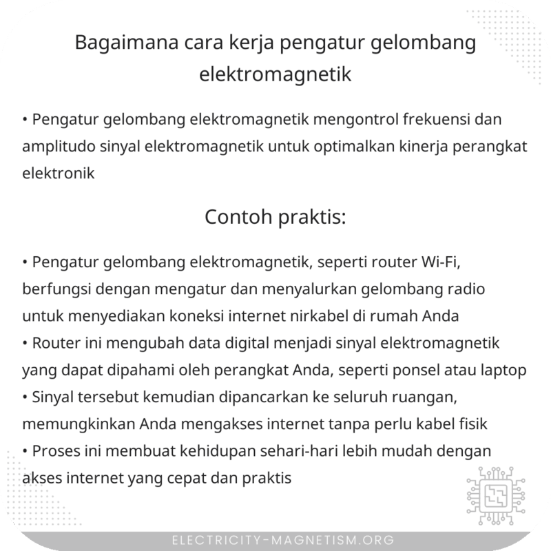 Bagaimana Cara Kerja Pengatur Gelombang Elektromagnetik?