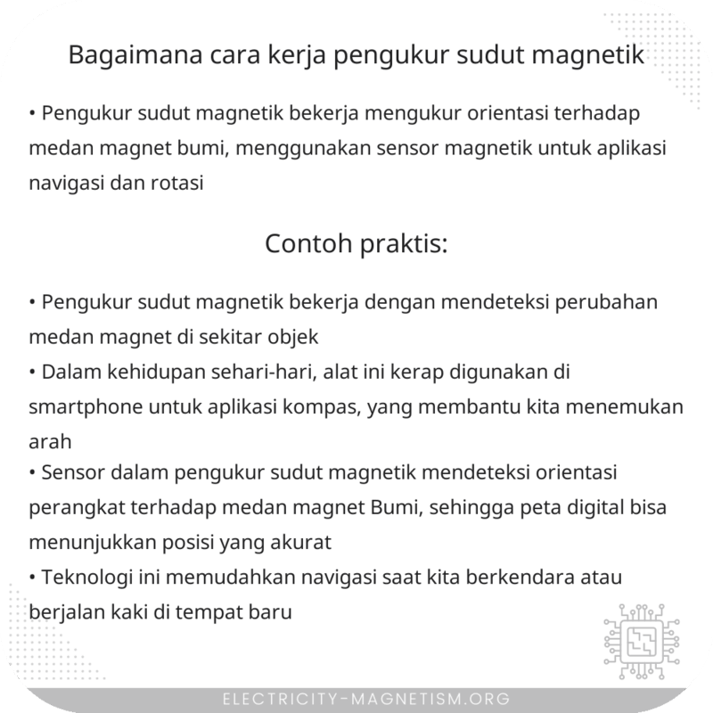 Bagaimana Cara Kerja Pengukur Sudut Magnetik?