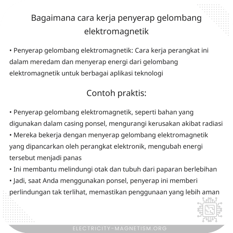 Bagaimana Cara Kerja Penyerap Gelombang Elektromagnetik?