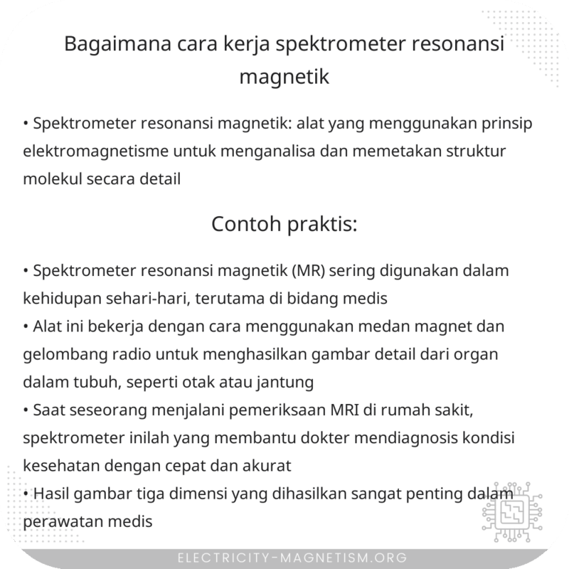 Bagaimana Cara Kerja Spektrometer Resonansi Magnetik?