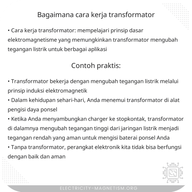 Bagaimana Cara Kerja Transformator?