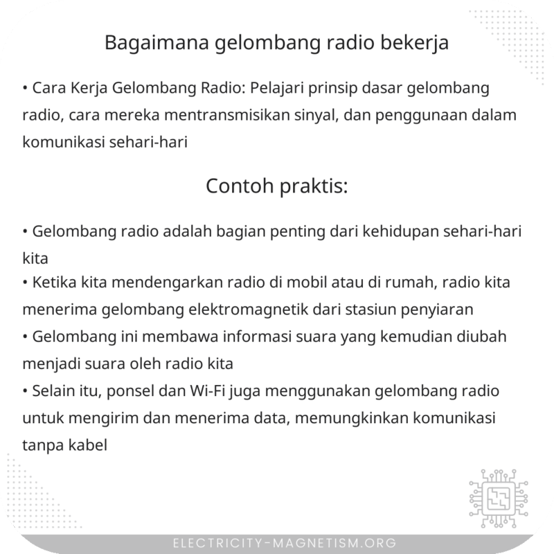 Bagaimana Gelombang Radio Bekerja?