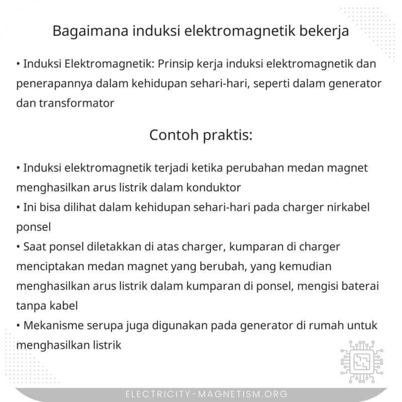 Bagaimana Induksi Elektromagnetik Bekerja?