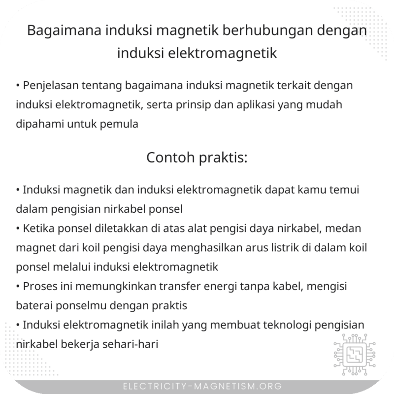 Bagaimana Induksi Magnetik Berhubungan dengan Induksi Elektromagnetik?