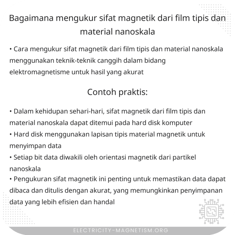 Bagaimana Mengukur Sifat Magnetik dari Film Tipis dan Material Nanoskala?