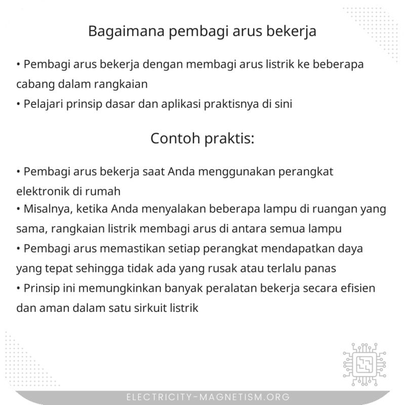 Bagaimana Pembagi Arus Bekerja?