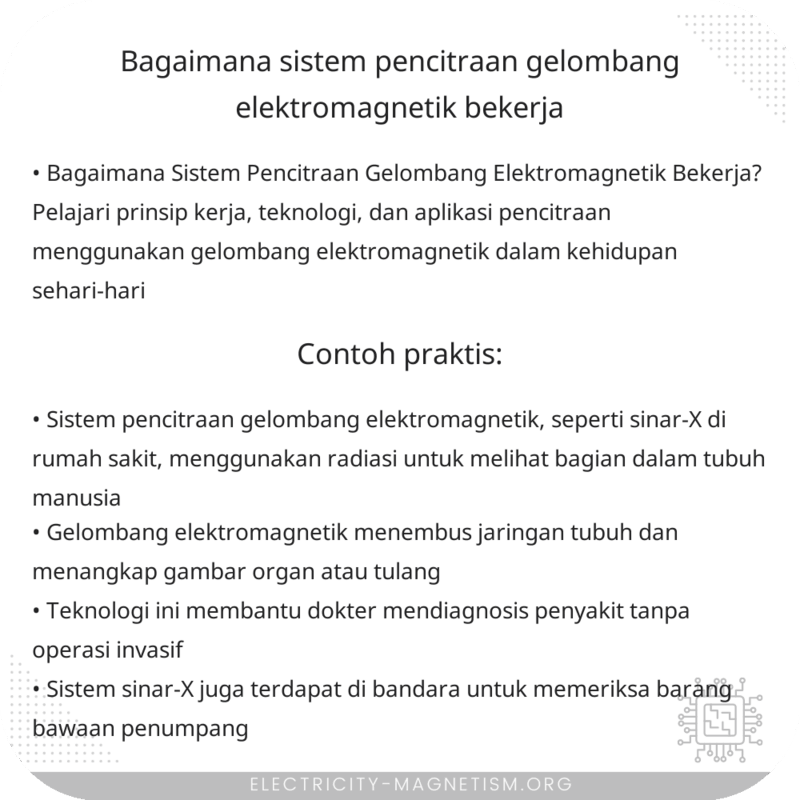 Bagaimana Sistem Pencitraan Gelombang Elektromagnetik Bekerja?