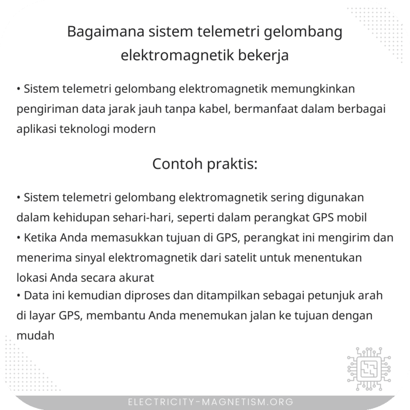 Bagaimana Sistem Telemetri Gelombang Elektromagnetik Bekerja?