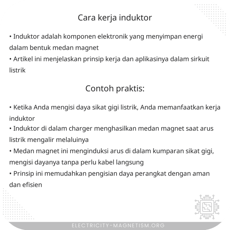 Cara Kerja Induktor