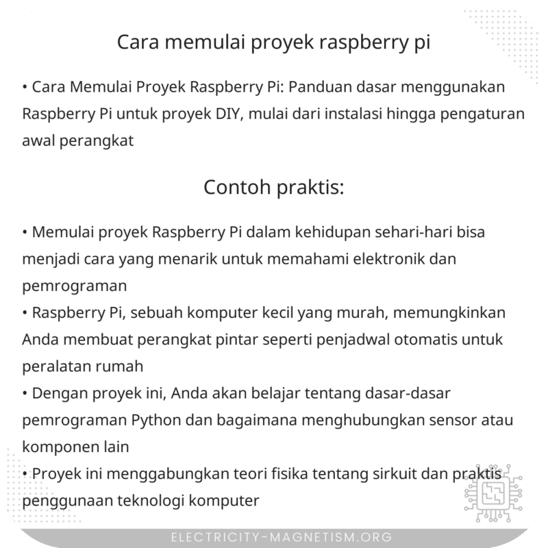 Cara Memulai Proyek Raspberry Pi