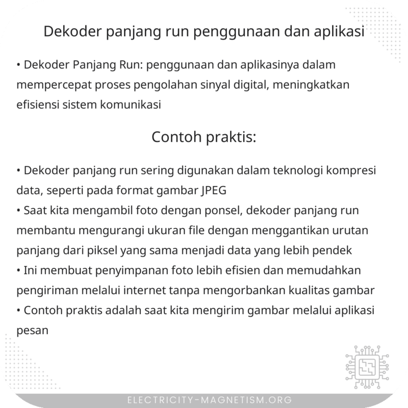 Dekoder Panjang Run | Penggunaan dan Aplikasi