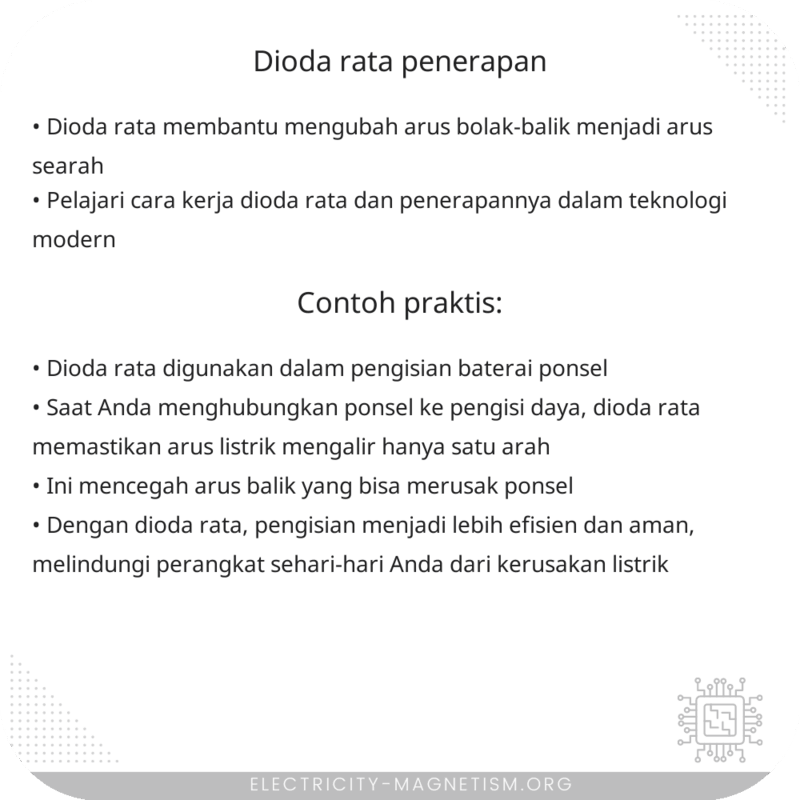 Dioda Rata | Penerapan