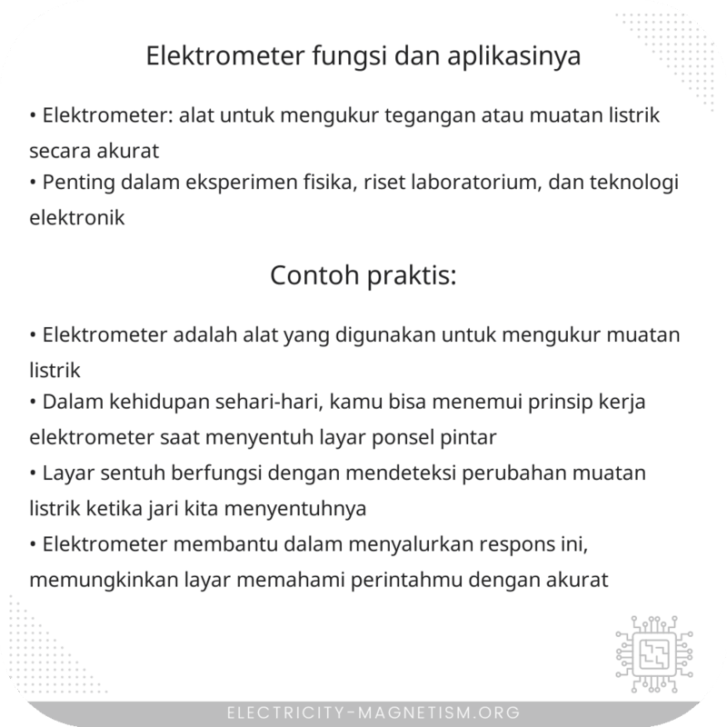 Elektrometer | Fungsi dan Aplikasinya