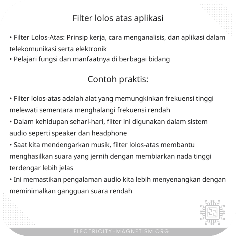 Filter Lolos-Atas | Aplikasi