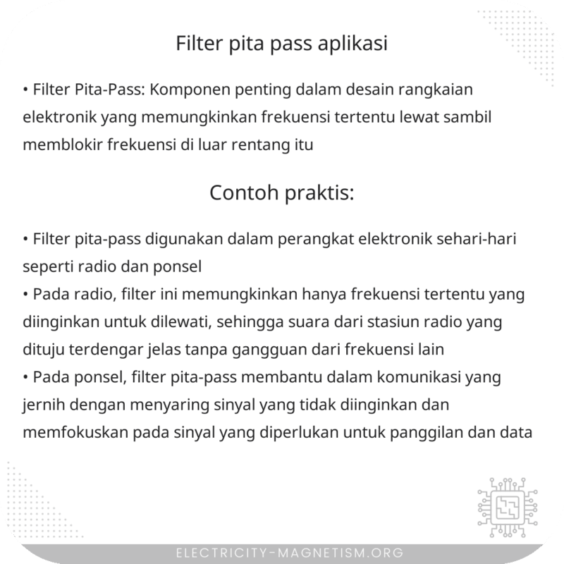 Filter Pita-Pass | Aplikasi