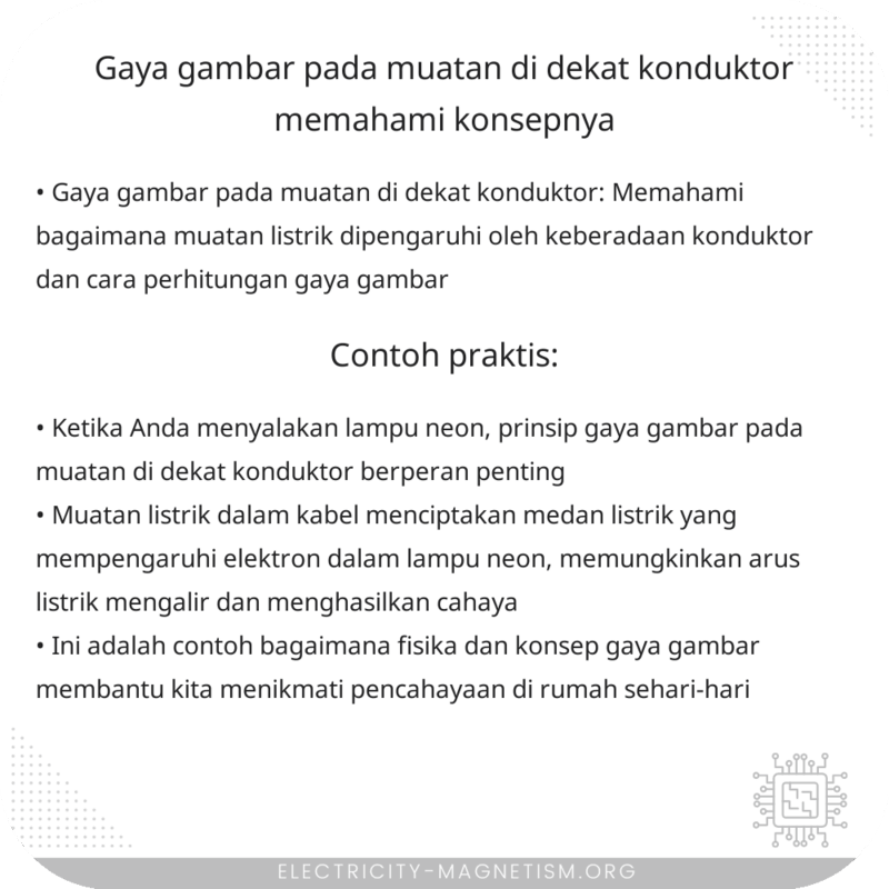 Gaya Gambar pada Muatan di Dekat Konduktor | Memahami Konsepnya