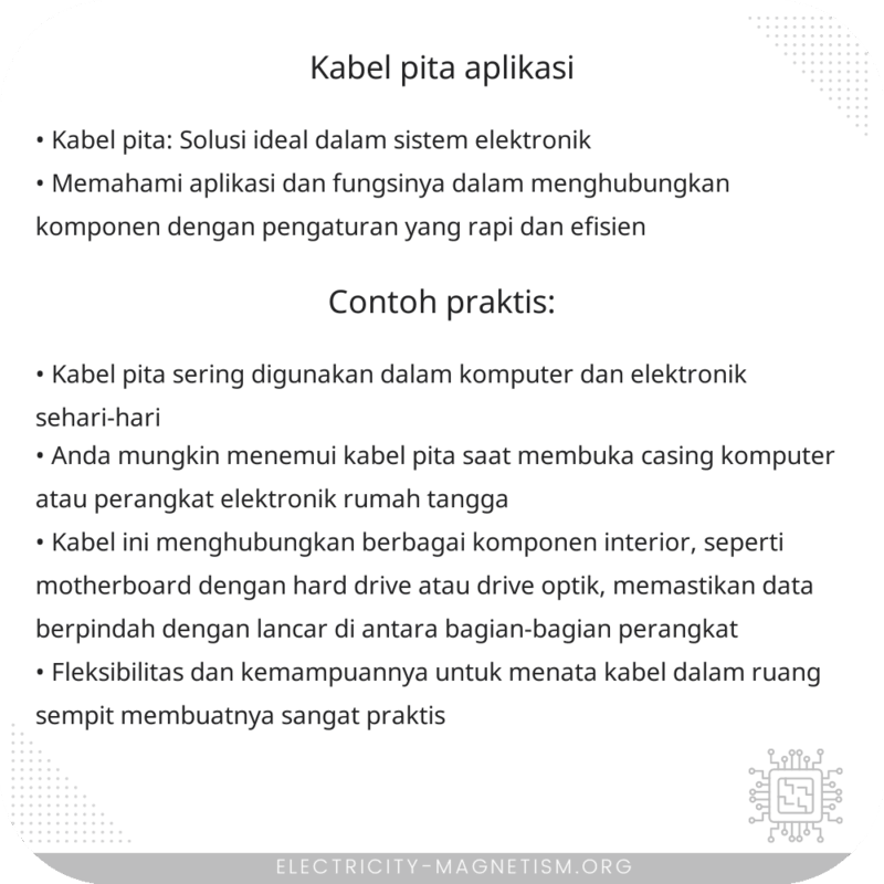 Kabel Pita | Aplikasi