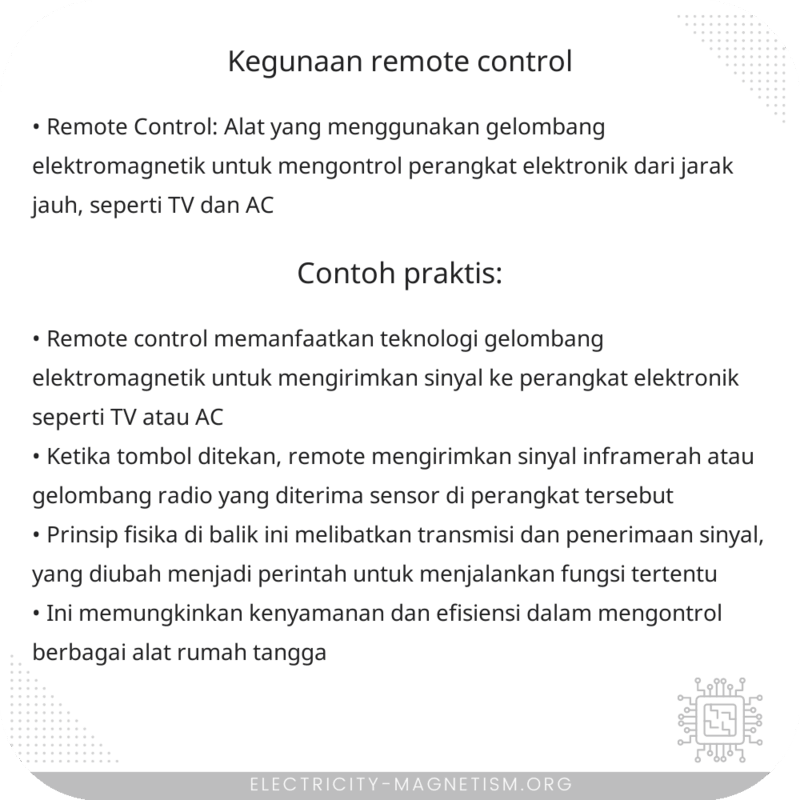 Kegunaan Remote Control