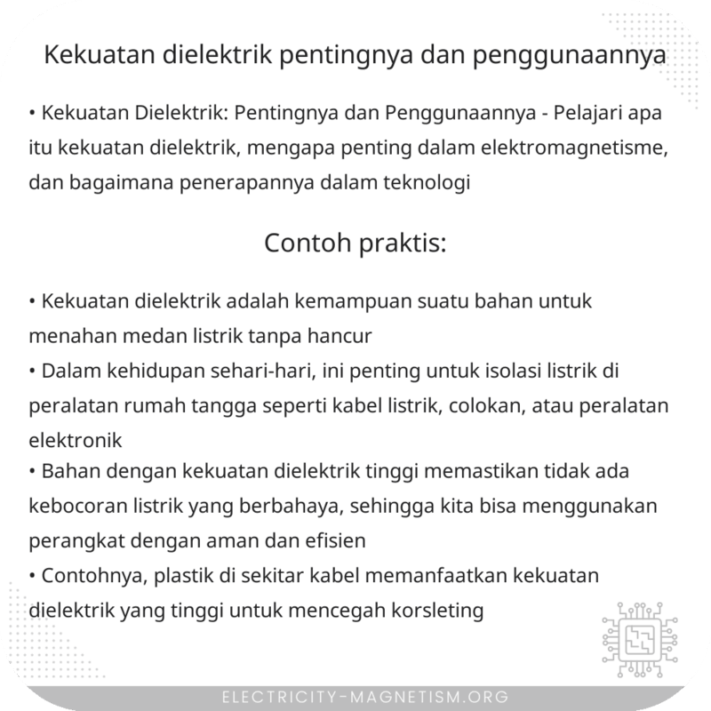 Kekuatan Dielektrik | Pentingnya dan Penggunaannya