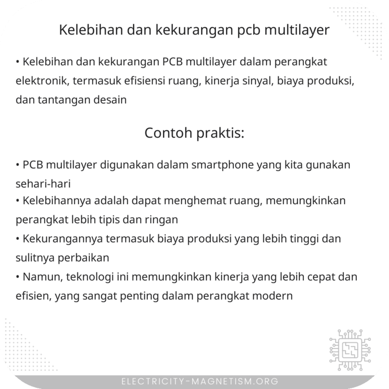 Kelebihan dan Kekurangan PCB Multilayer
