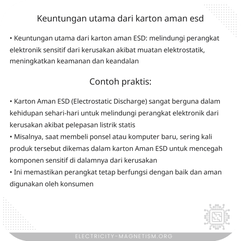 Keuntungan Utama dari Karton Aman ESD
