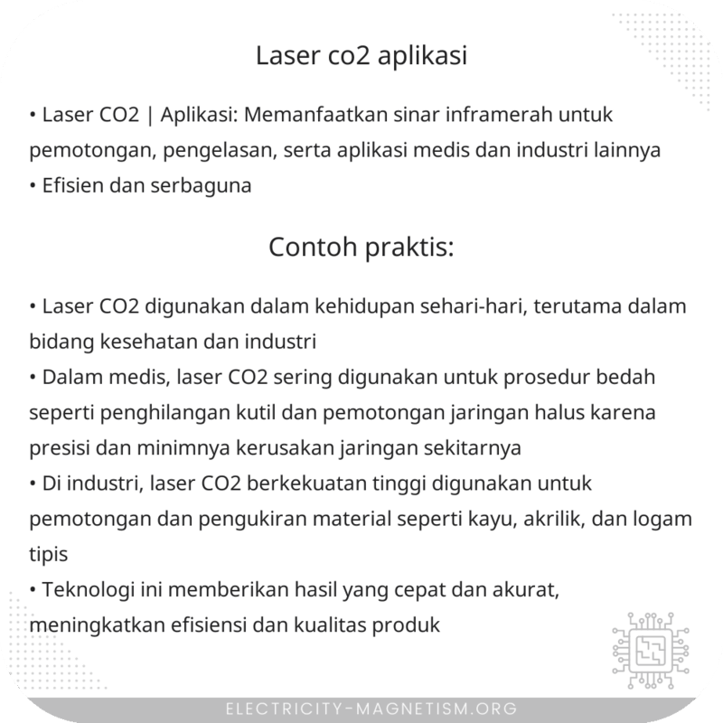 Laser CO2 | Aplikasi
