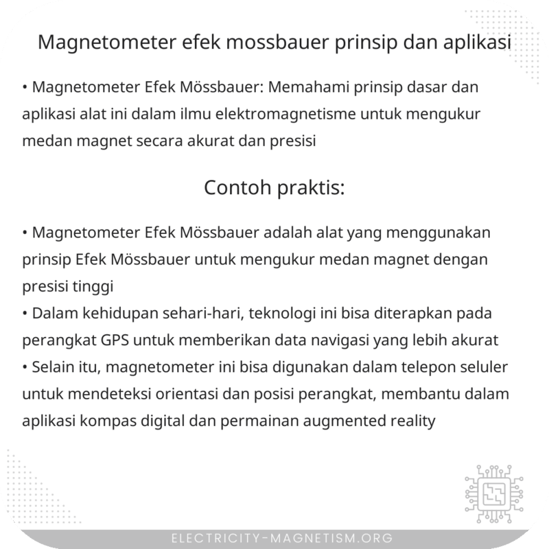 Magnetometer Efek Mössbauer | Prinsip dan Aplikasi
