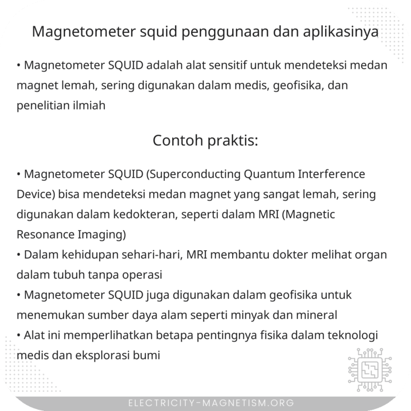 Magnetometer SQUID | Penggunaan dan Aplikasinya
