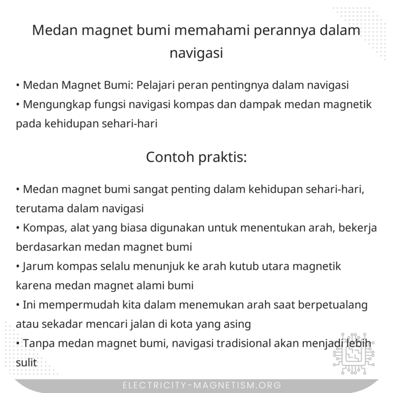 Medan Magnet Bumi | Memahami Perannya dalam Navigasi