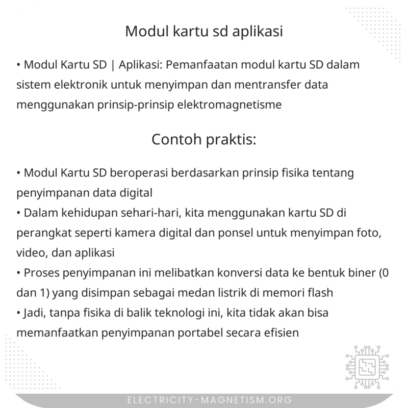 Modul Kartu SD | Aplikasi