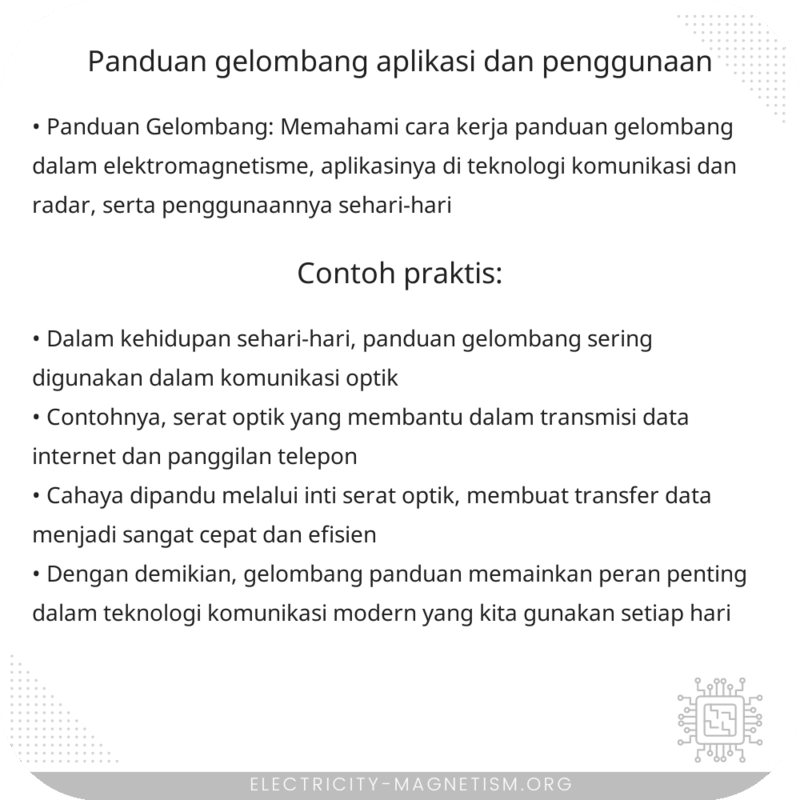 Panduan Gelombang | Aplikasi dan Penggunaan