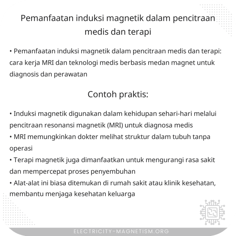 Pemanfaatan Induksi Magnetik dalam Pencitraan Medis dan Terapi