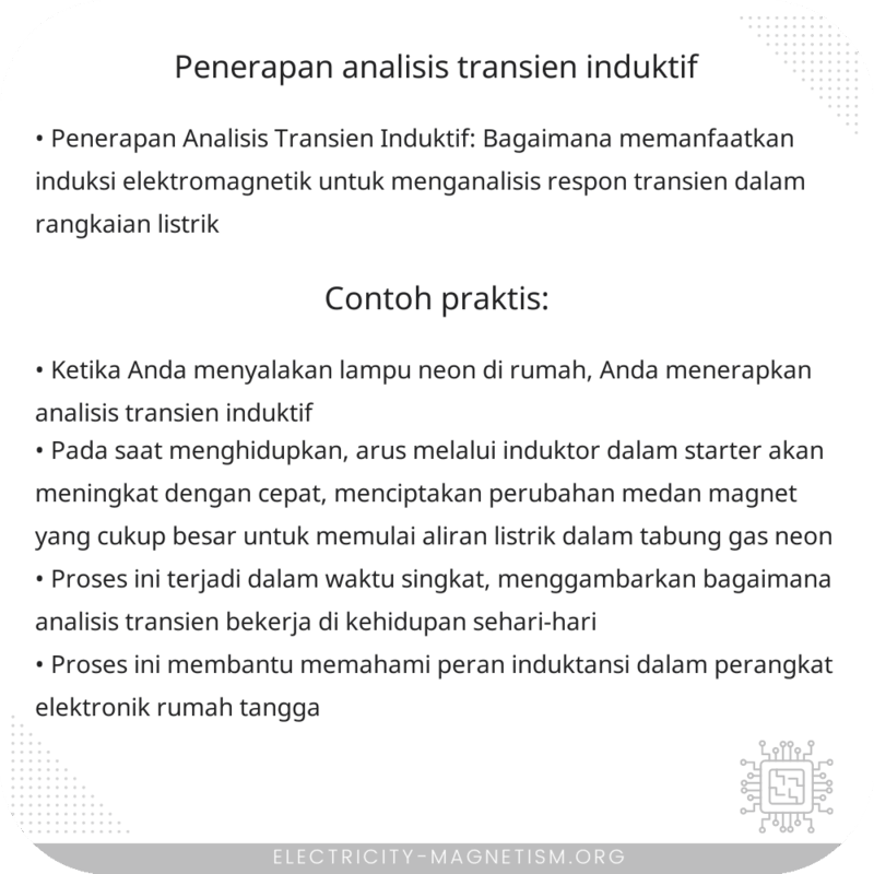 Penerapan Analisis Transien Induktif