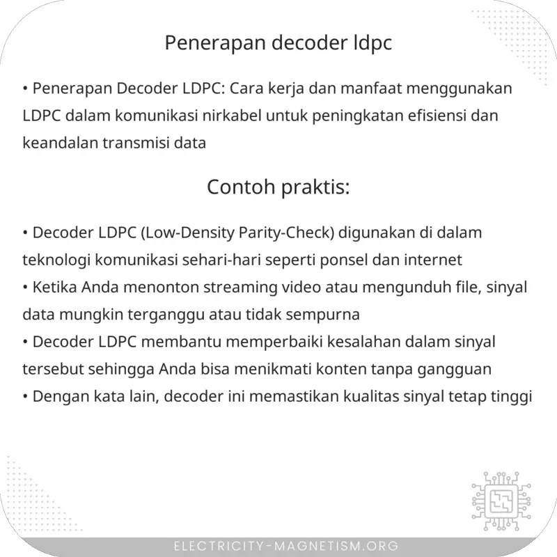 Penerapan Decoder LDPC