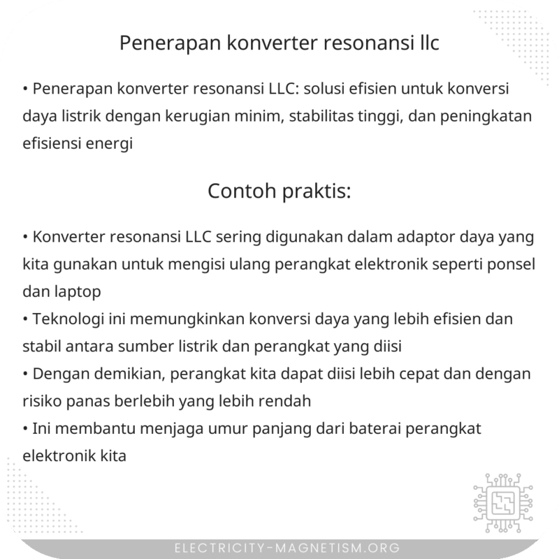 Penerapan Konverter Resonansi LLC