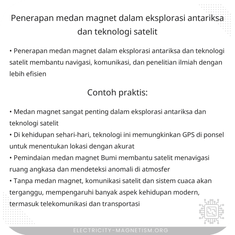 Penerapan Medan Magnet dalam Eksplorasi Antariksa dan Teknologi Satelit