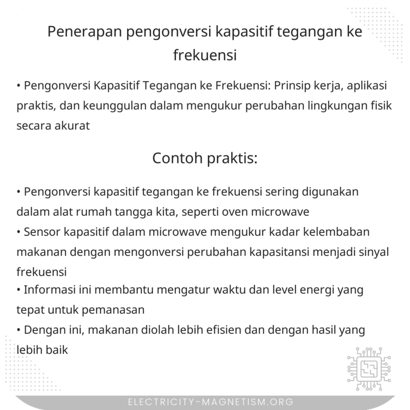 Penerapan Pengonversi Kapasitif Tegangan ke Frekuensi
