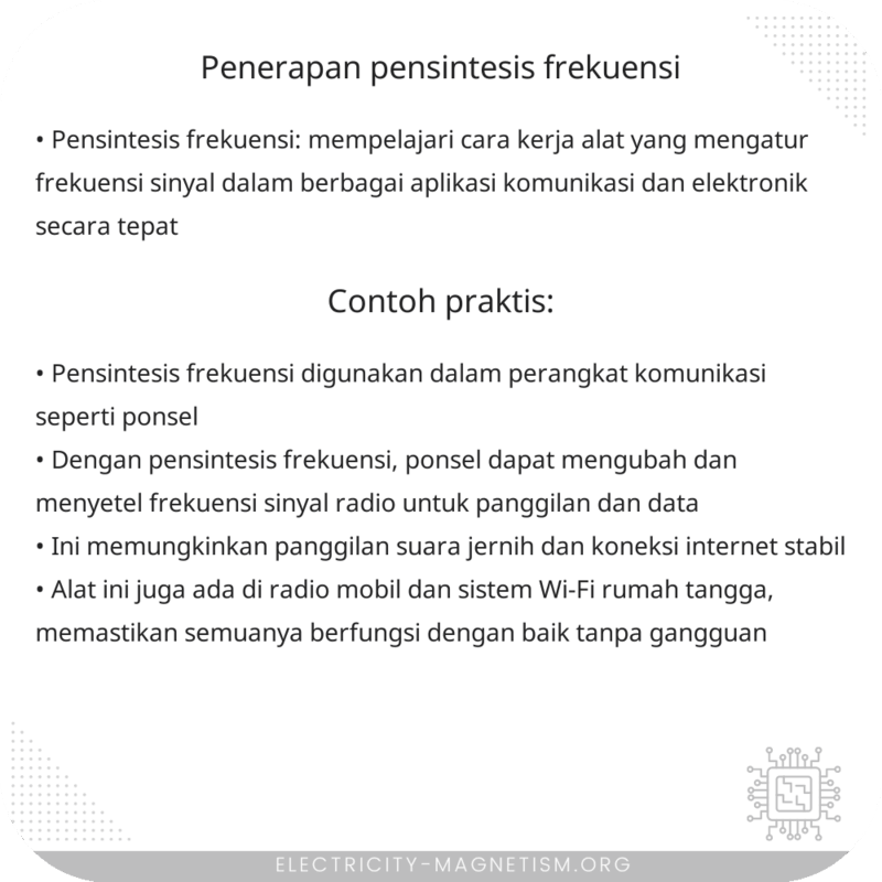 Penerapan Pensintesis Frekuensi