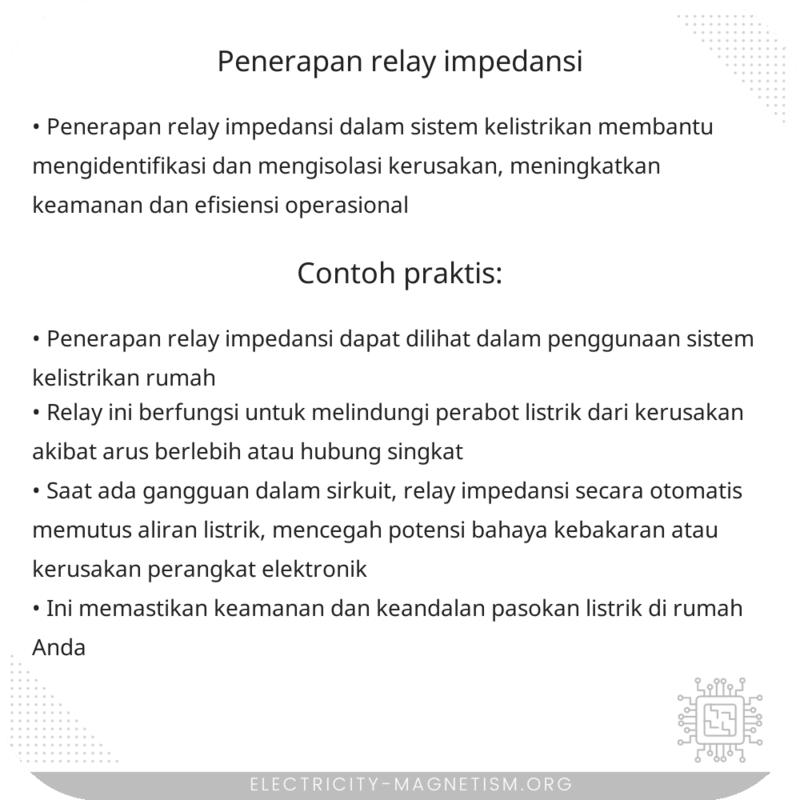 Penerapan Relay Impedansi